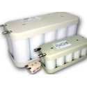 10 batteria Saft blocchi autonomi d'illuminazione di sicurezza 1300 VRECs