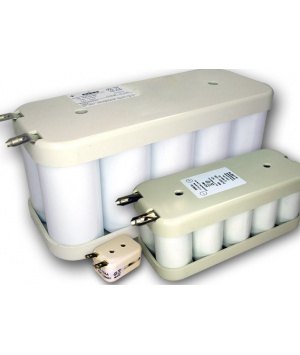 10 VRECs 1300 bloques autonomos de alumbrado de seguridad (BAAS) Saft baterías