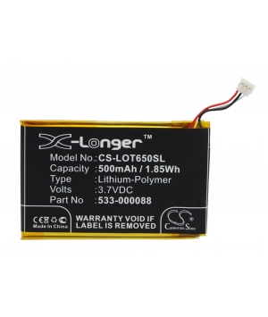 Batterie 3.7VV 0.5Ah Li-Polymer pour Logitech MX Master