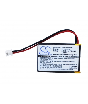 3.7V 0.75Ah Li-Polymer battery for Philips BT2500