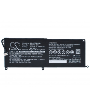 Batteria 7.4V 3.8Ah LiPo KK04XL per HP Pro x2 612 G1