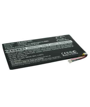 3.7V 4Ah LiPo battery for Huawei MediaPad 7