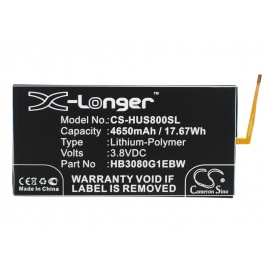 Batterie 3.8V 4.65Ah LiPo pour Huawei MediaPad T1 9.6 (HB3080G1EBW)