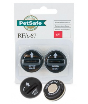 Blister de 2 Piles PETSAFE 6V (RFA-67)