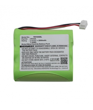 Akku 3.6V 2Ah Ni-MH für remote Tyro TY 55.00.56