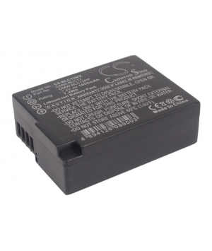 Batteria 7.4V 1Ah Li-ion per Panasonic Lumix DMC-FZ1000