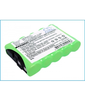 3.6V 1.5Ah Ni-MH battery for SANYO 18560 3.6V 1.5Ah Ni-MH battery for SANYO 18560