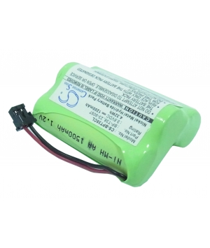 Batterie 3.6V 1.2Ah Ni-MH pour Radio Shack 23-9097