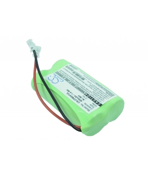 2.4V 0.6Ah Ni-MH battery for Universal AA x 2