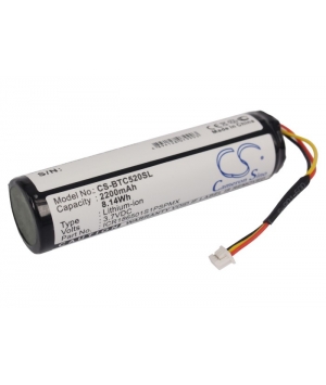 3.7V 2.2Ah Li-ion batterie für GPS Blaupunkt Lucca 5.2