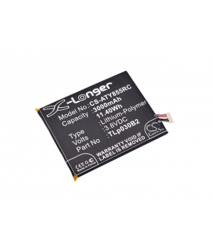 Batterie 3.8V 3Ah LiPo TLp030B2 pour Alcatel One Touch Link Y855