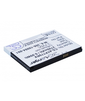 3.7V 2.7Ah Li-ion battery for AT&T AC779S