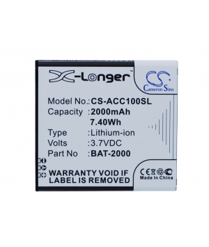 3.7V 2Ah Li-ion battery for Myphone Duosmart