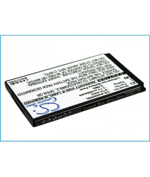 3.7V 0.95Ah Li-ion battery for Audiovox CDM-8955