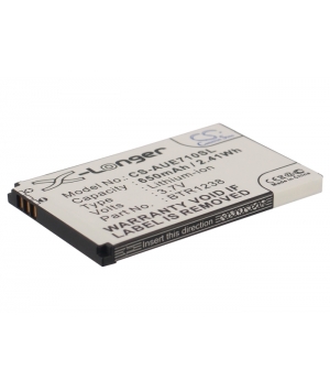 3.7V 0.65Ah Li-ion battery for UTStarcom E1000 Slider