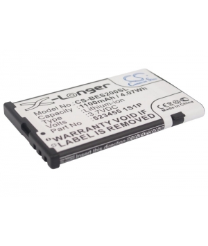 3.7V 1.1Ah Li-ion battery for VIDEOCON V1612