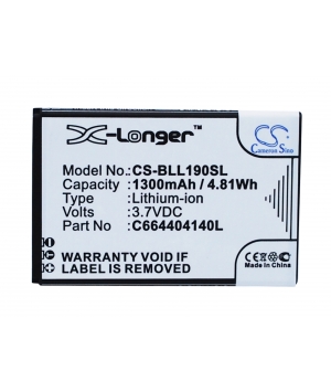 3.7V 1.3Ah Li-ion battery for BLU L190a
