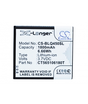 3.7V 1.8Ah Li-ion battery for BLU Quattro 4.5