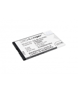3.7V 1.5Ah Li-ion battery for BLU D143K