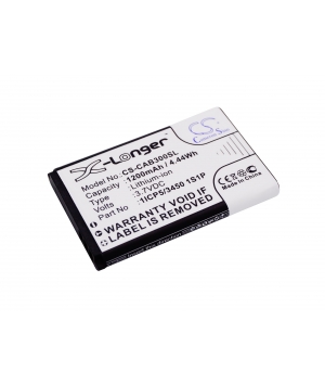 3.7V 1.2Ah Li-ion battery for CAT B30