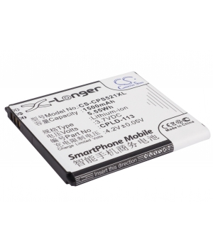 3.7V 1.5Ah Li-ion battery for Coolpad 5218D
