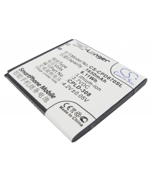 3.7V 1.65Ah Li-ion battery for Coolpad 8085