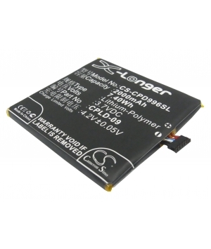 3.7V 2Ah LiPo battery for Coolpad 9960