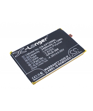 3.8V 2.4Ah LiPo battery for Coolpad Modena