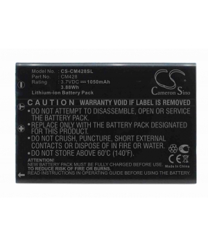 Batería 3.7V 1.05Ah Li-ion para Creative DiVi CAM 428 Portable MP3 Play Batería 3.7V 1.05Ah Li-ion para Creative DiVi CAM 428 Portable MP3 Play