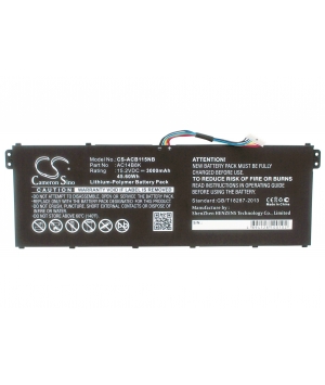 Batería 15.2V 3Ah LiPo para Packard Bell EasyNote LG71-BM