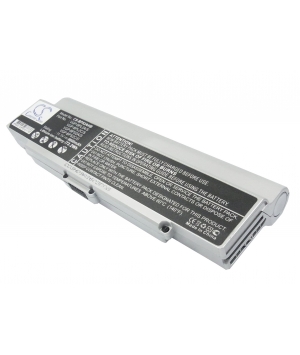 Batterie 11.1V 6.6Ah Li-ion pour Sony VAIO VGN-C140G/B