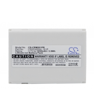 Batterie 3.7V 1.05Ah Li-ion pour CriticalResponse M1501