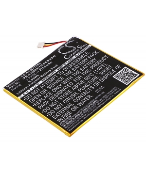 Batterie 3.7V 2.7Ah Li-Po pour Acer Iconia One 7 B1-770 (KT.0010H.003)
