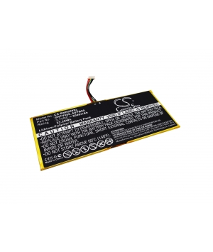 3.7V 6Ah LiPo Batteria per Barnes - Nobile NOOK HD-9