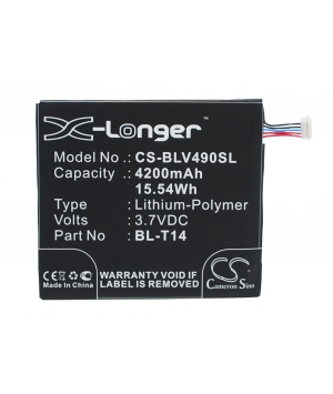 Batterie 3.7V 4.2Ah LiPo BL-T14 pour LG G Pad 8.0