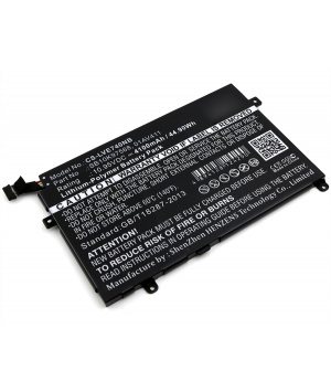 Batería 10.95V 4.1Ah LiPo 01AV411 para Lenovo ThinkPad Edge E470