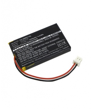 3.7V 1.25Ah Li-Polymer battery for UNIDEN UBW2010C monitor