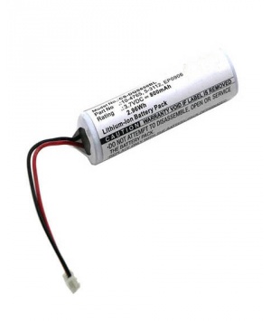 3.7V 0.8Ah Li-ion battery for Datalogic QS6500BT