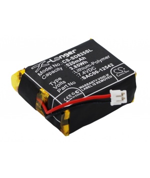 7.4V 0.52Ah LiPo battery for SportDog SportHunter 1825 necklace