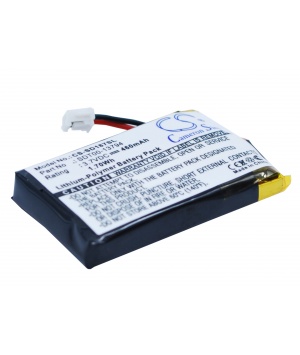 3.7V 0.46Ah Li-Polymer battery for SportDog SD-1875 Remote Beeper