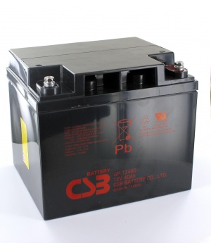 Batterie 12V 40Ah CSB GP12400 führen