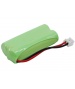 Batteria 2.4V 0.7Ah Ni-MH per RCA 25210