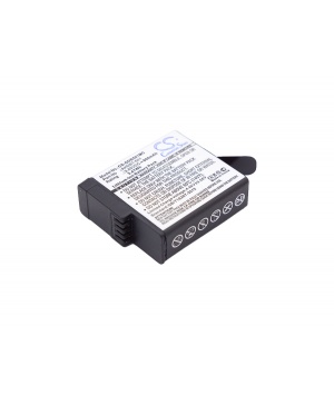 Batteria 3.85V 0.9Ah Li - ion per Gopro Hero 5, eroe 6