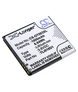3.8V 1.8Ah Li-ion battery for Alcatel One Touch Link Y858