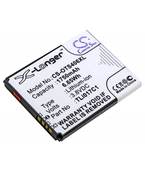 3.8V 1.75Ah Li-ion battery for Alcatel One Touch Streak