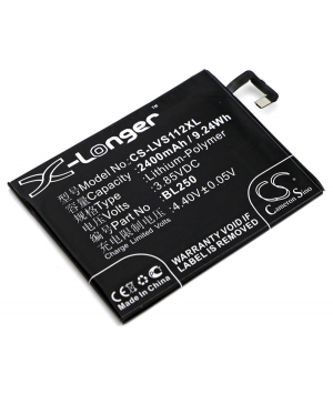 Batteria 3.85V 2.4Ah LiPo BL250 per Lenovo Vibe S1
