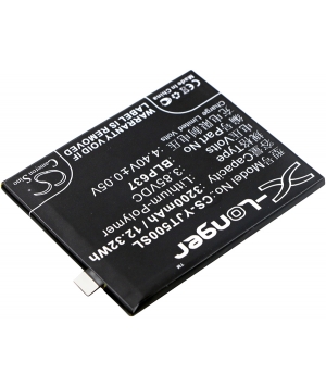 Batterie 3.85V 3.2Ah LiPo pour OnePlus A5010 (BLP637)