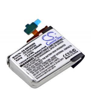 Batterie 3.7V 0.22Ah LI-Po Pour SAMSUNG GEAR LIVE SM-R382 (EB-BR382FBE) Batterie 3.7V 0.22Ah LI-Po Pour SAMSUNG GEAR LIVE SM-R382 (EB-BR382FBE)