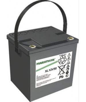 Llevar la batería maratón XL12V50 AGM 12V 50Ah