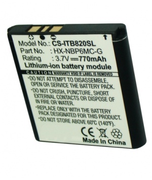 Batteria 3.7V 0.77Ah Li-ion per i-Blue 820